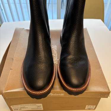 Madewell Side-Gore Chelsea Boots in Leather