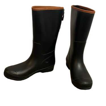 Sperry black waterproof rain boots