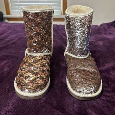 UGG Reversible Sequin Boots