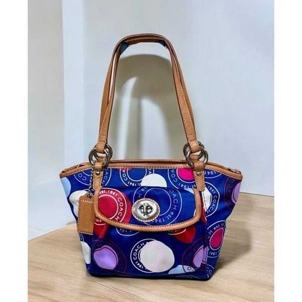 Y2K Coach F14730 Lea Polka Dot Bag - image 11