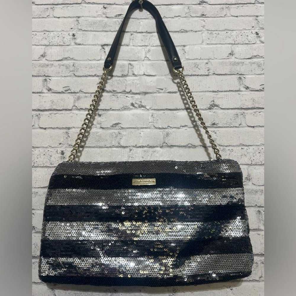 Kate Spade E.B. Night Sky Sequin Vintage y2k Even… - image 1