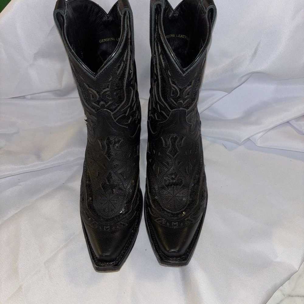 J.B. Dillon Reserve Women's Size 8.5B Black Leath… - image 7