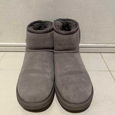 UGG Gray Suede Short Boots Classic Short