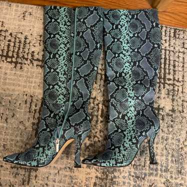 Gianni Bini Snakeskin Boots