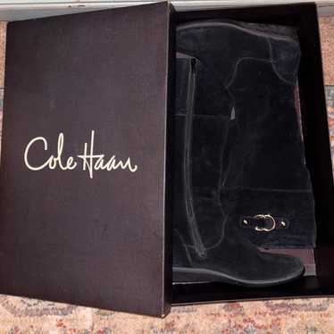 Cole Haan Air Melanie Black Suede Women Boots