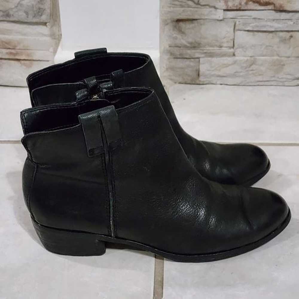 Sam Edelman Petty black leather ankle boots Booti… - image 2