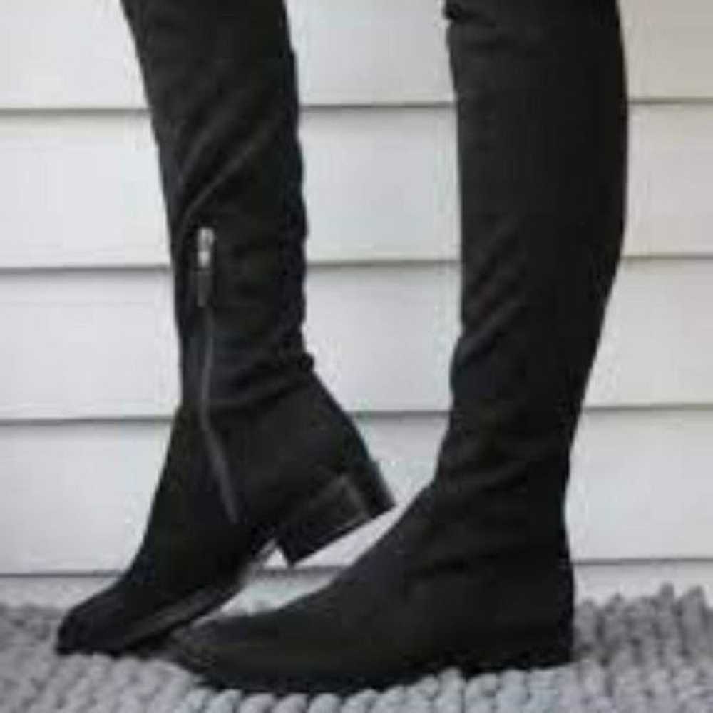 LIKE NEW SAM EDELMAN OTK PALOMA BLACK SUEDE BOOTS… - image 5