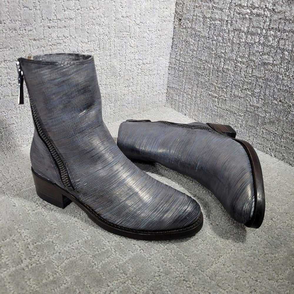 Frye Demi Zip Women's Size 7.5B Metallic Pewter C… - image 11