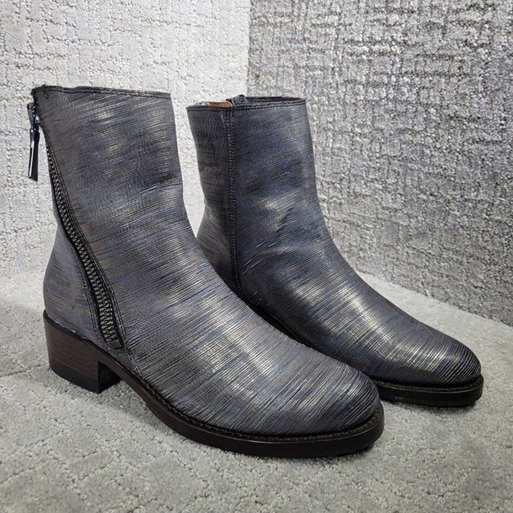 Frye Demi Zip Women's Size 7.5B Metallic Pewter C… - image 6