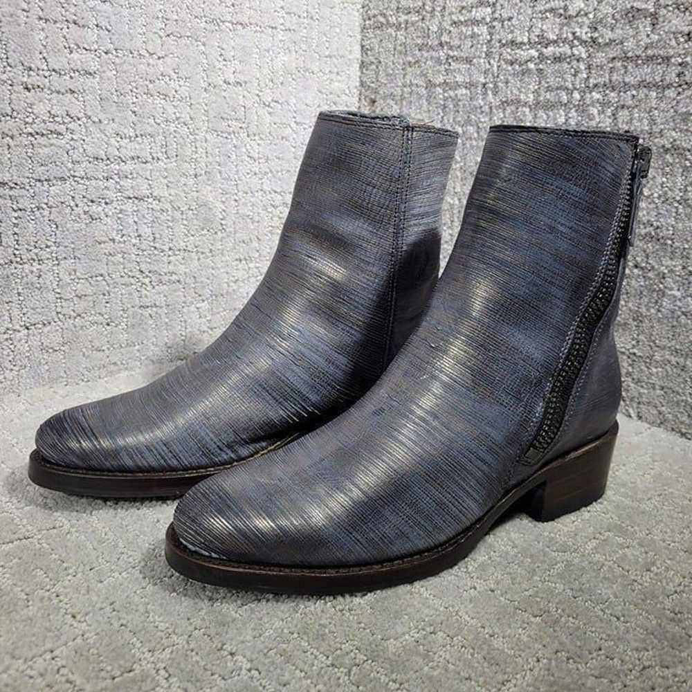 Frye Demi Zip Women's Size 7.5B Metallic Pewter C… - image 7