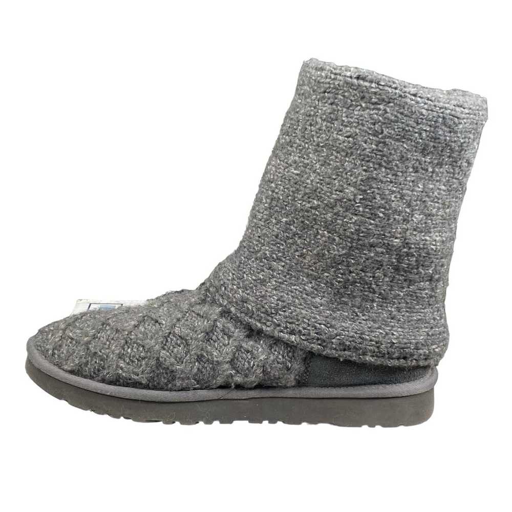 UGG Women’s Cardy Lattice Grey Knit Pull On Winte… - image 2