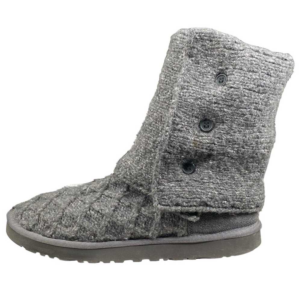 UGG Women’s Cardy Lattice Grey Knit Pull On Winte… - image 3