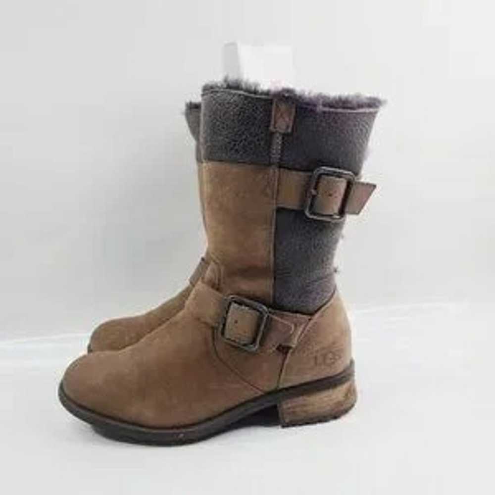 UGG Women's Brown Oregon Stout 1007746 Leather Cl… - image 2