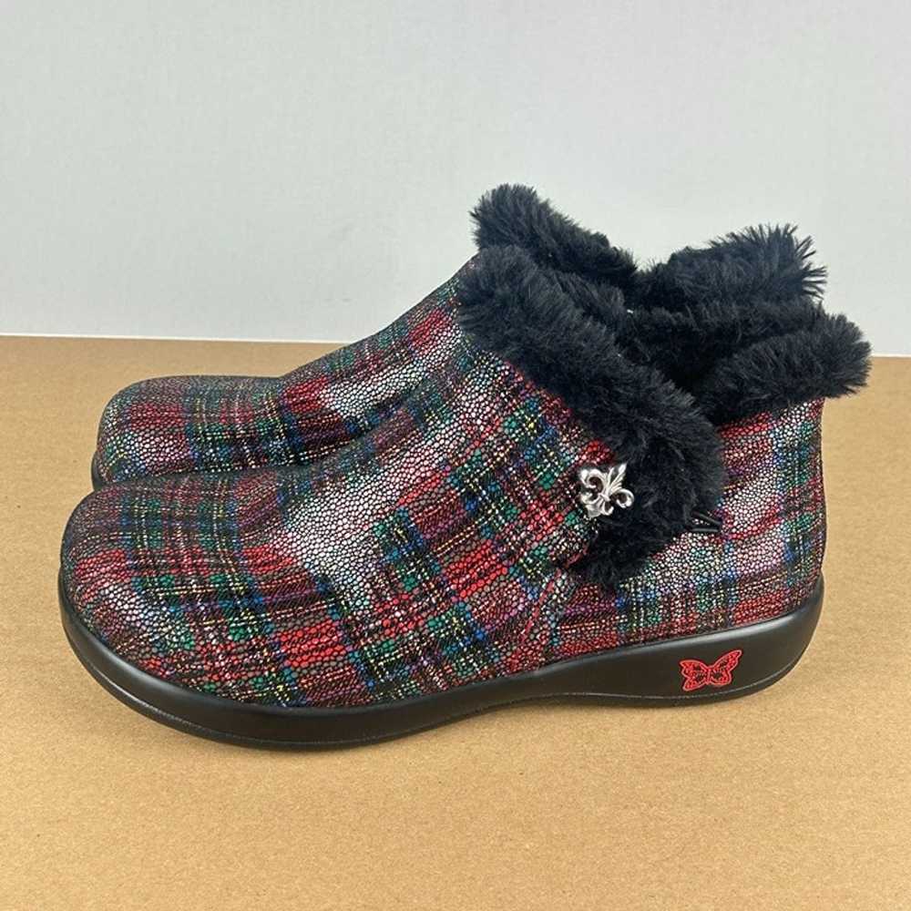 Alegria Meri Tartan Plaid Booties Womens 9 Wide E… - image 10