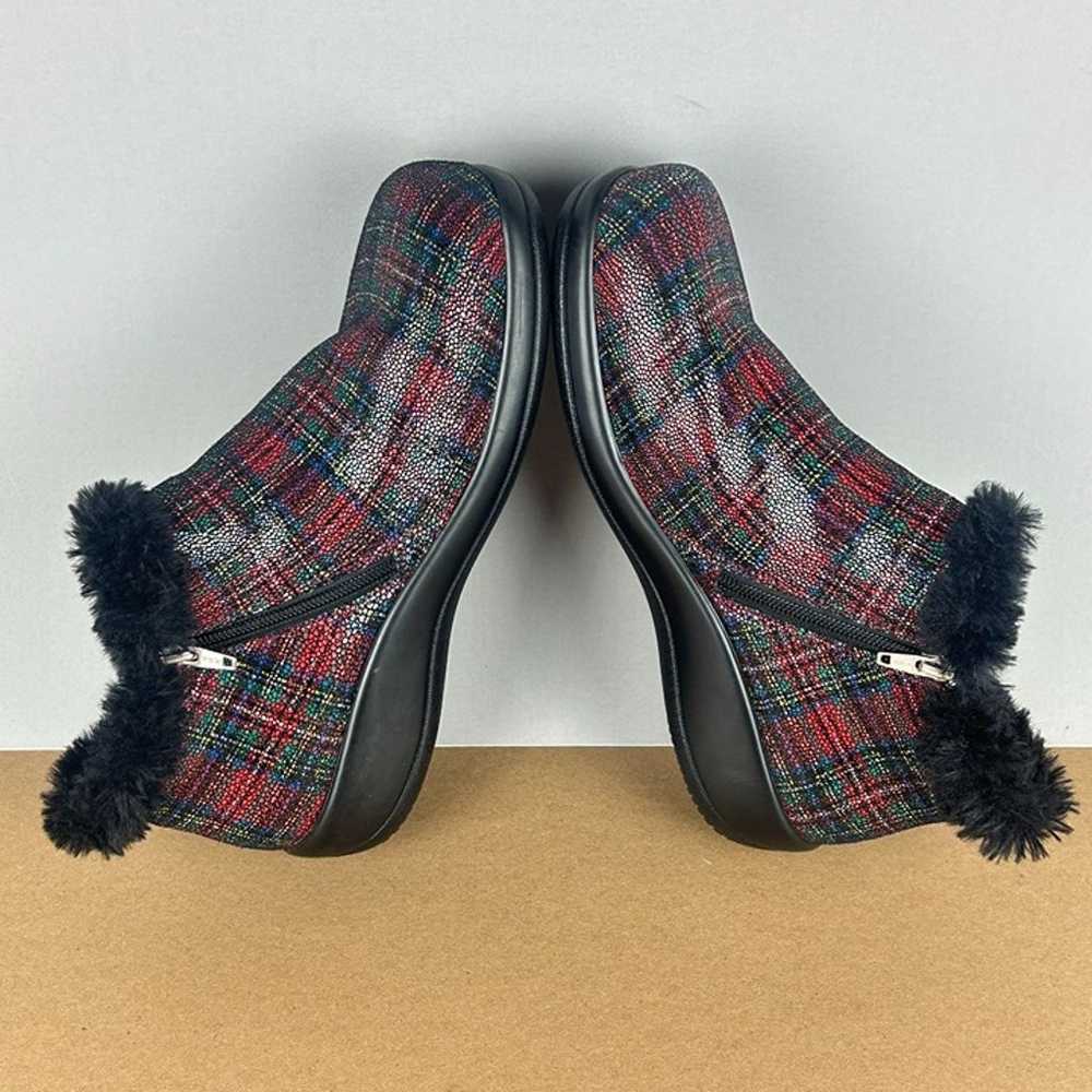 Alegria Meri Tartan Plaid Booties Womens 9 Wide E… - image 6