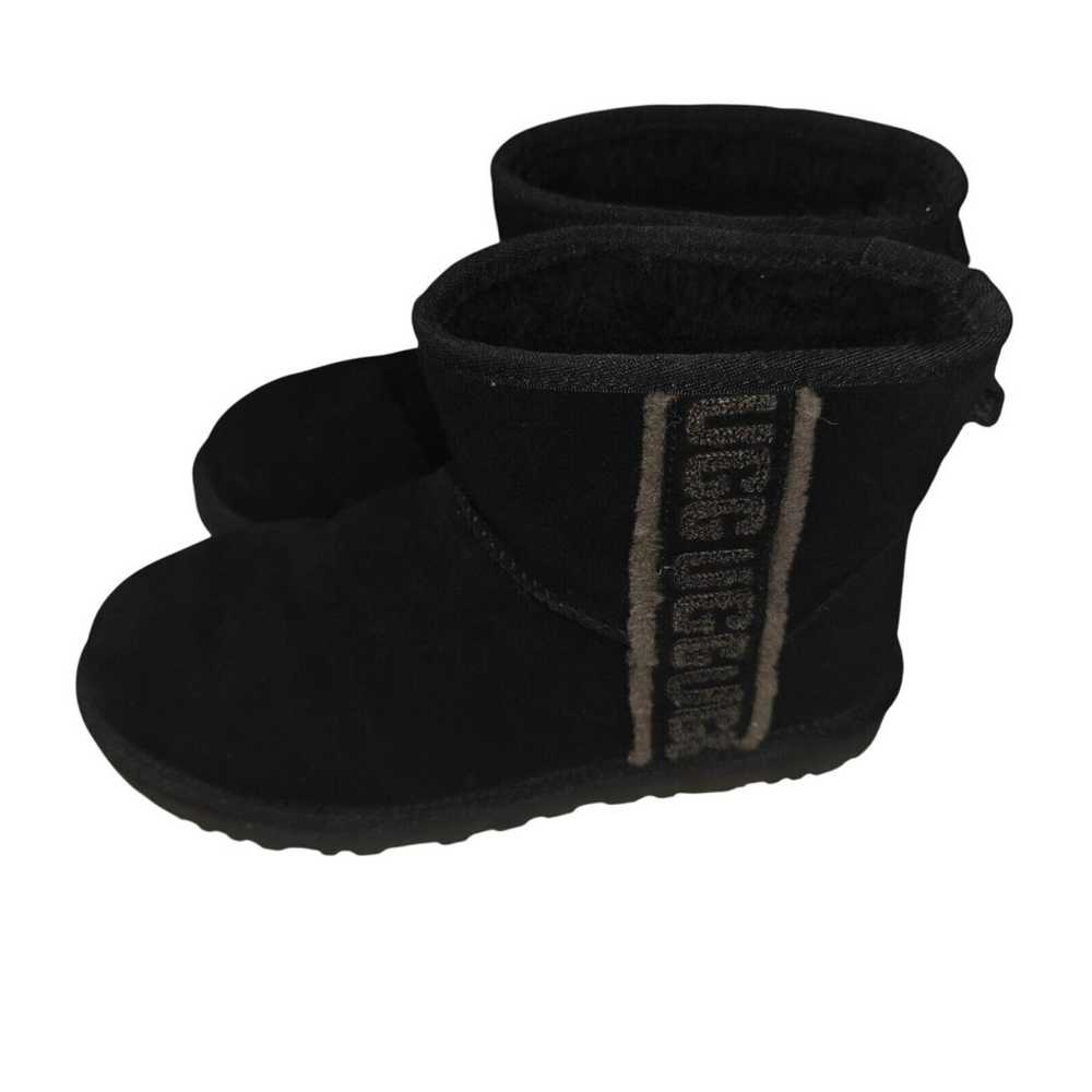 UGG Women's Classic Mini Shearling Logo W8 Black … - image 1