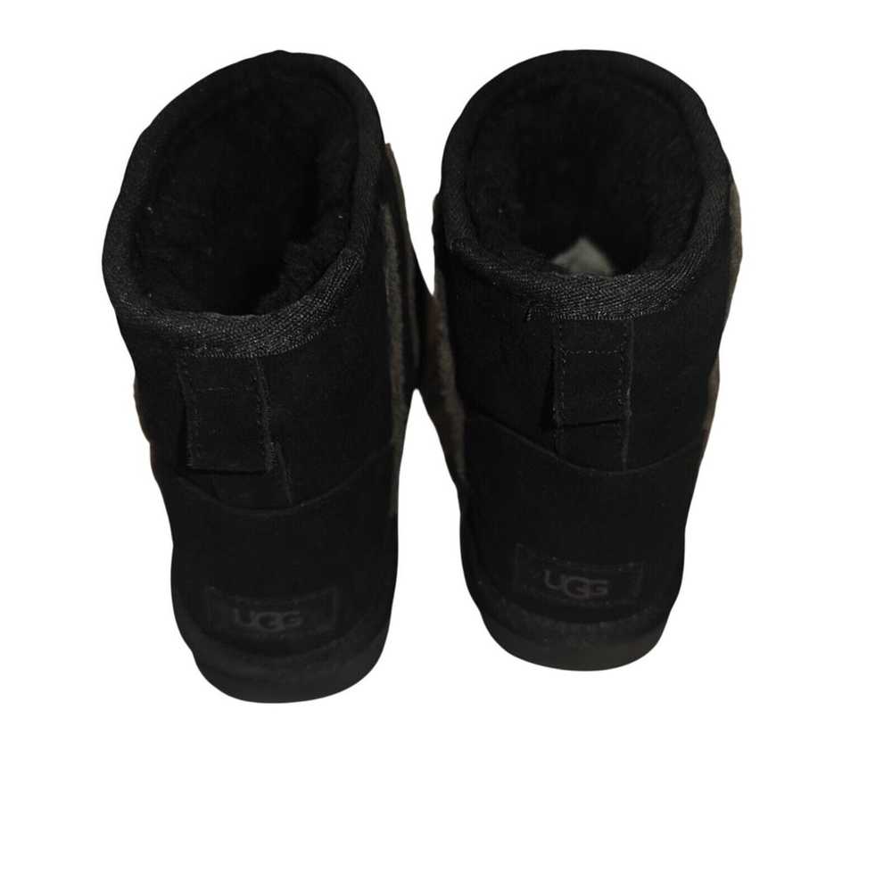 UGG Women's Classic Mini Shearling Logo W8 Black … - image 2