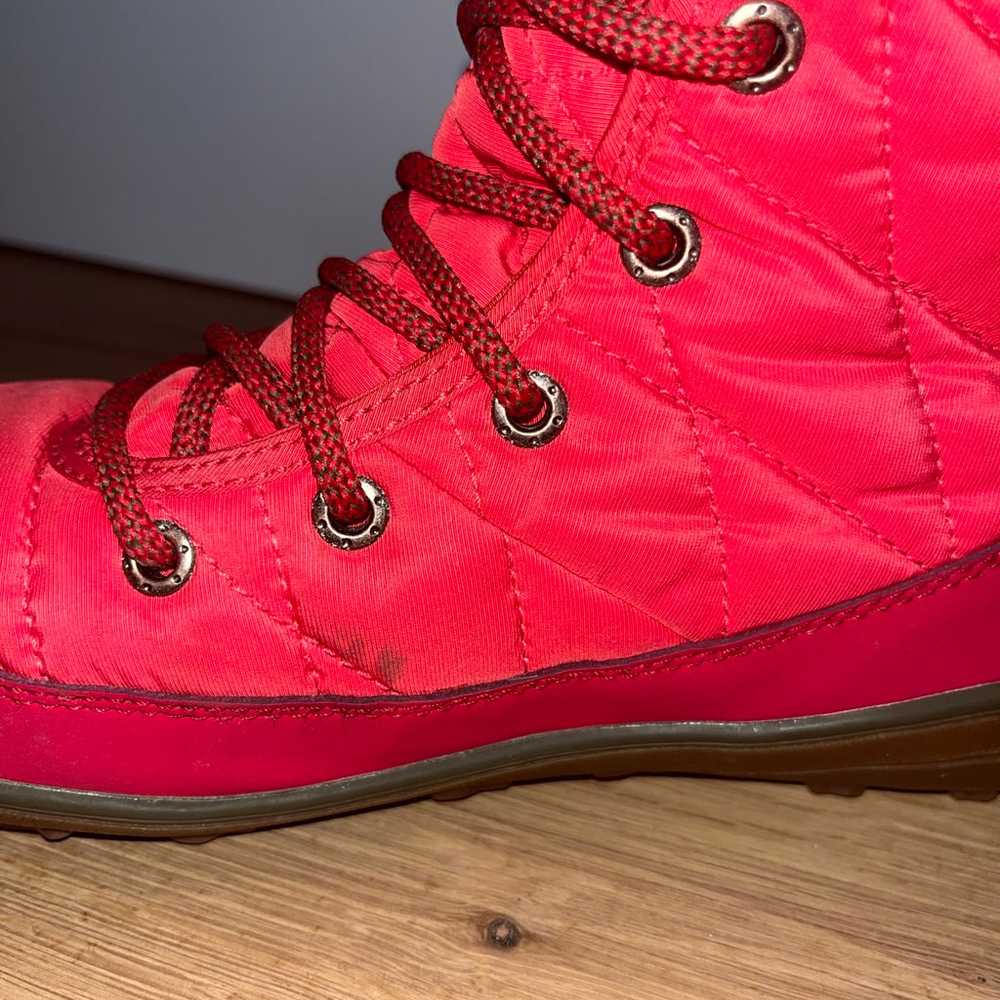 Columbia Red Minx Mid Lined Waterproof Lace Up Wi… - image 4