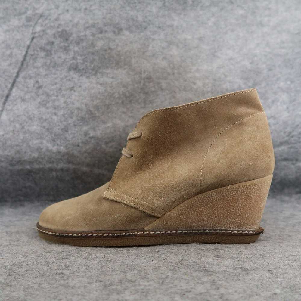 J Crew Shoes Womens 10 Bootie Wedge Chukka Leathe… - image 3