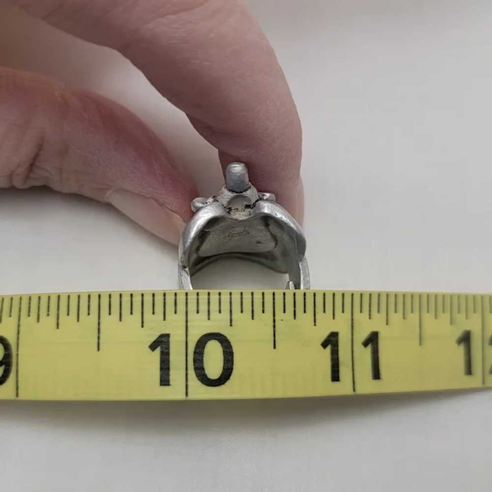 Silvertone Child's saddle ring - image 4