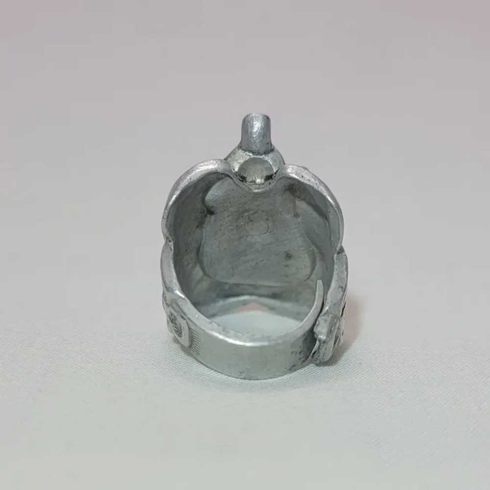 Silvertone Child's saddle ring - image 9