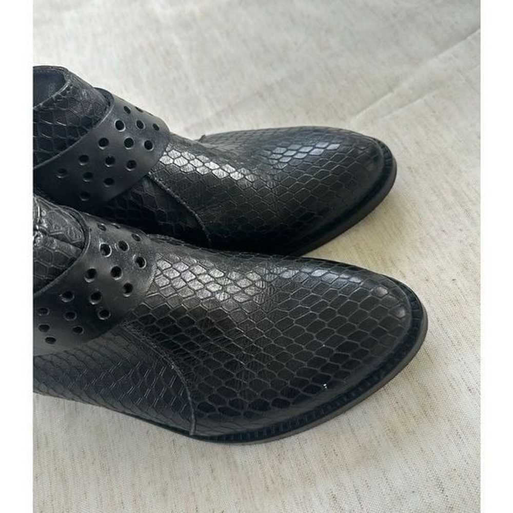 LiliMill Black Snakeskin Ankle Boot 37=7 - image 2