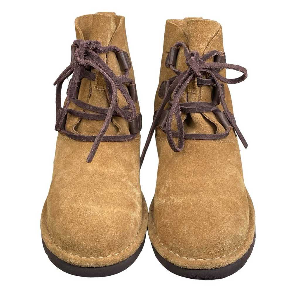 UGG Women’s Elvi Brown Suede Lace Up Ankle Boots … - image 7