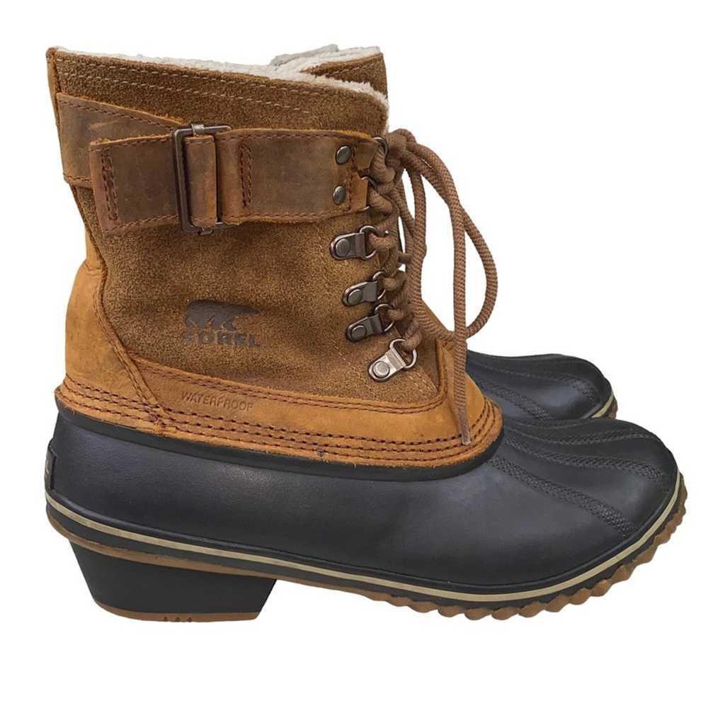 Sorel Women’s Cheyanne II Brown Suede Rain Winter… - image 1