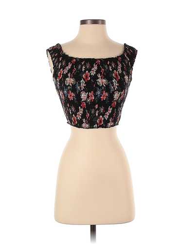 Hollister Women Black Sleeveless Top XS