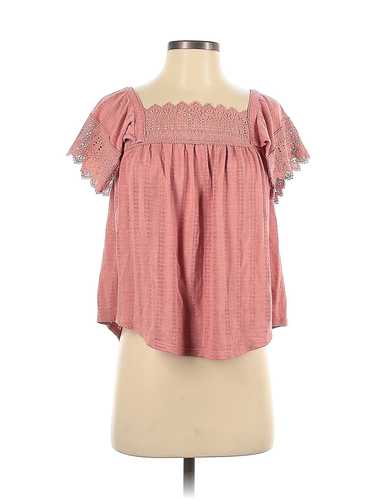 Maurices Women Pink Short Sleeve Top XS