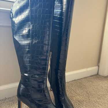 Nine West Faux Croc Boots