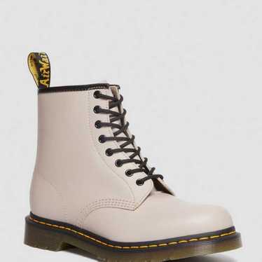 Cream colored dr. Martens