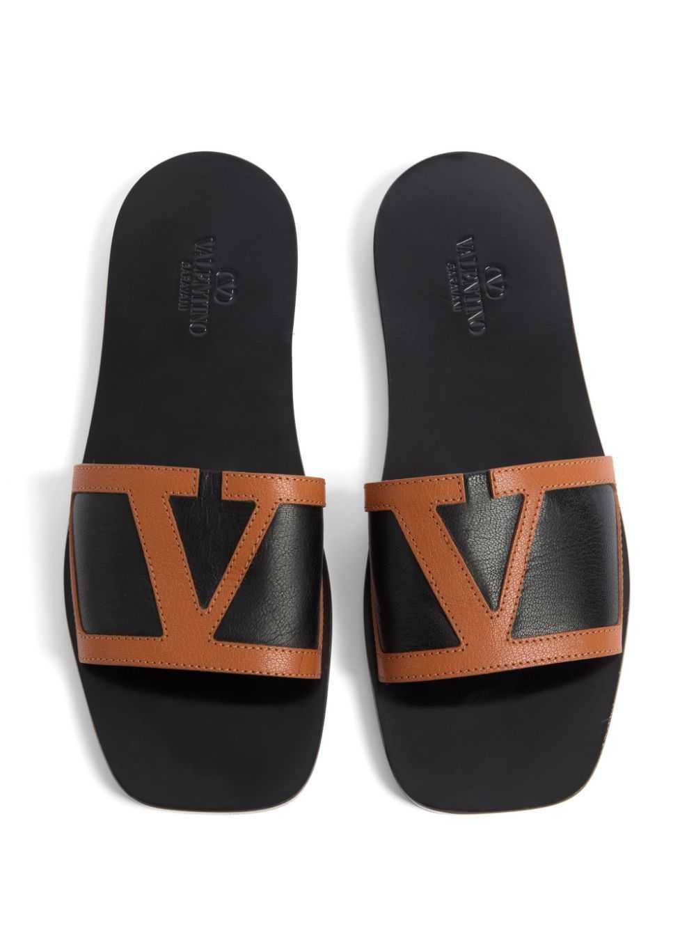 Valentino Garavani VIVA SUPERSTAR LEATHER SLIDES - image 3