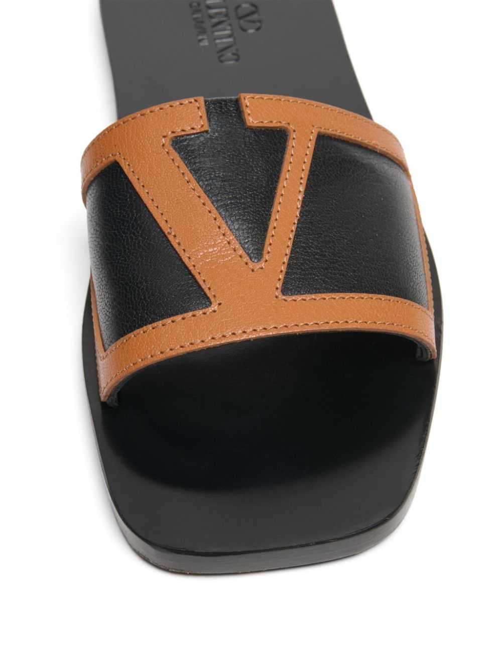 Valentino Garavani VIVA SUPERSTAR LEATHER SLIDES - image 4