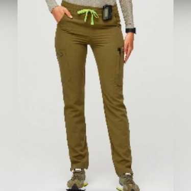 Designer Figs Yola skinny Martini Olive XSP NWT