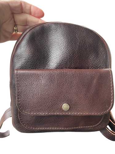 Portland Leather Snap Mini Backpack