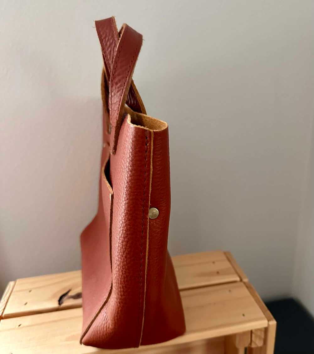 Portland Leather Mini Crossbody Tote - image 4