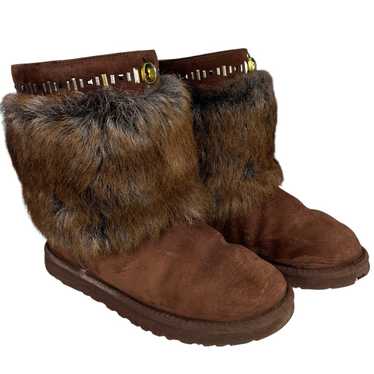 UGG VILET Women's SUEDE & SHEEPSKIN CUFF Boots Bro