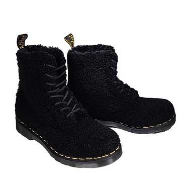 Dr. Martens Women's 1460 Pascal Black Faux Shearli