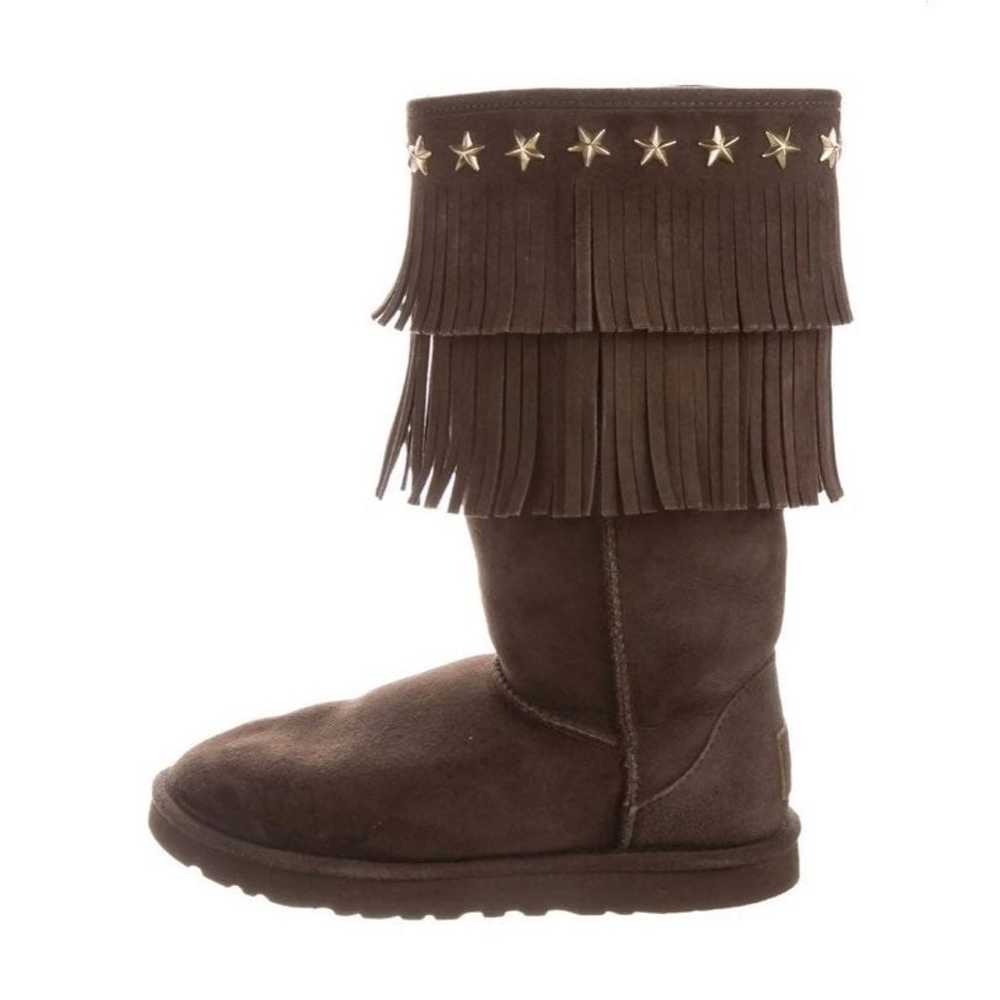 Jimmy Choo x UGG Classic Tall 'Sora' Star Fringe … - image 2