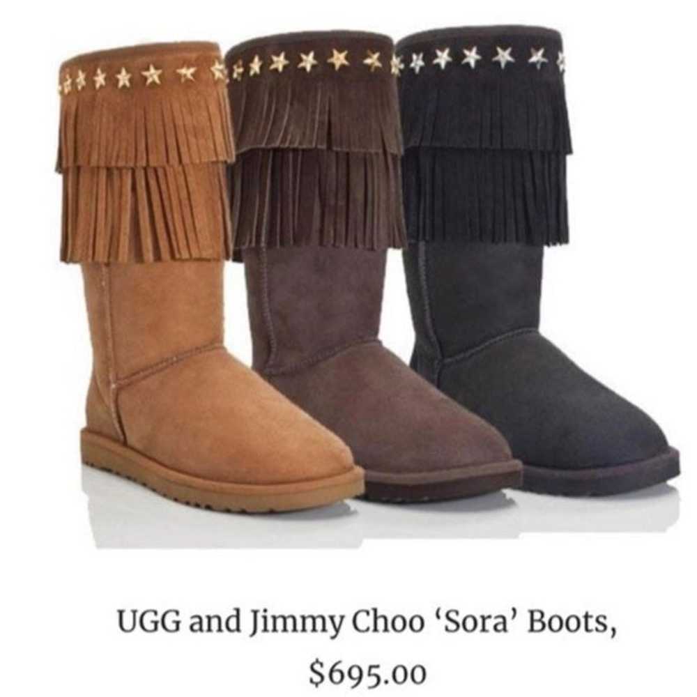 Jimmy Choo x UGG Classic Tall 'Sora' Star Fringe … - image 3