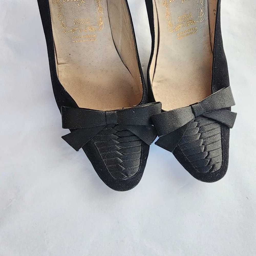 Vintage Womens Bruno Magli Sz 36.5 Black Leather … - image 12