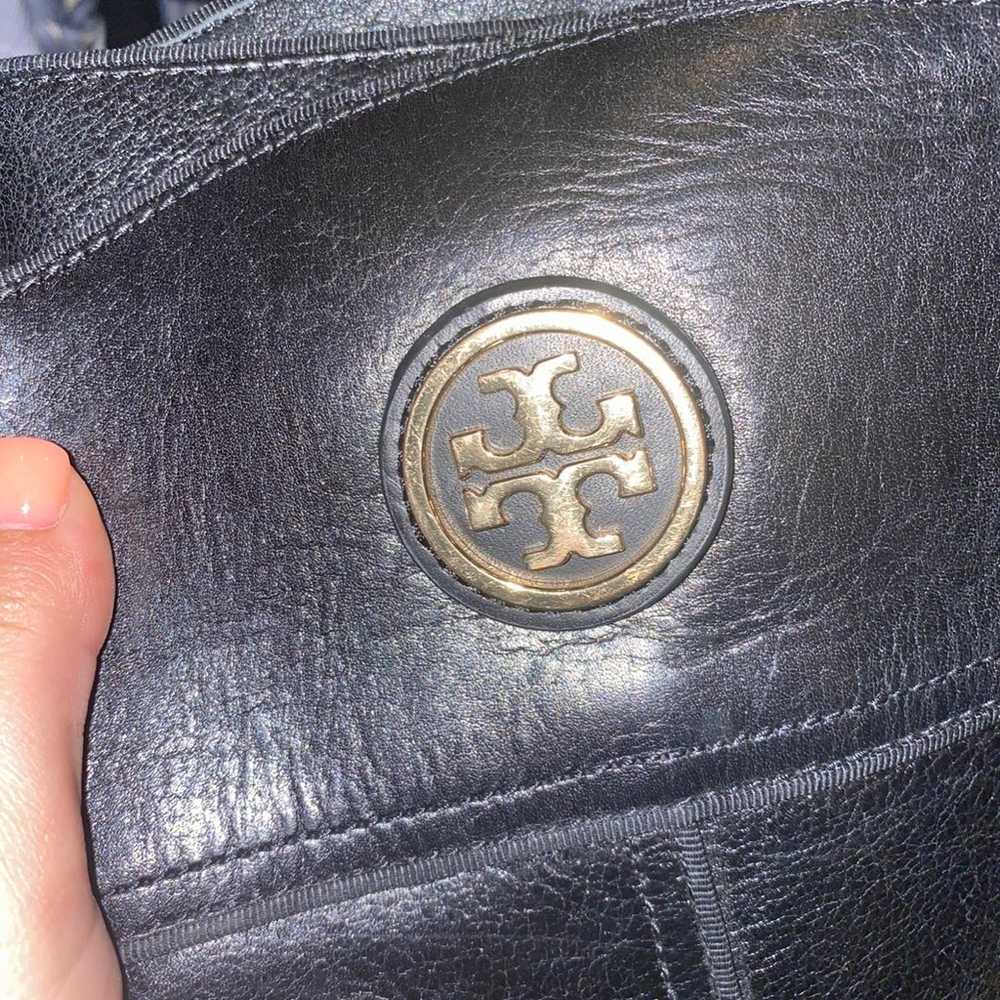 Tory Burch Black Leather Riding Boots - image 4