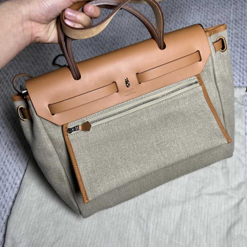 Hermès Herbag cloth handbag - image 2