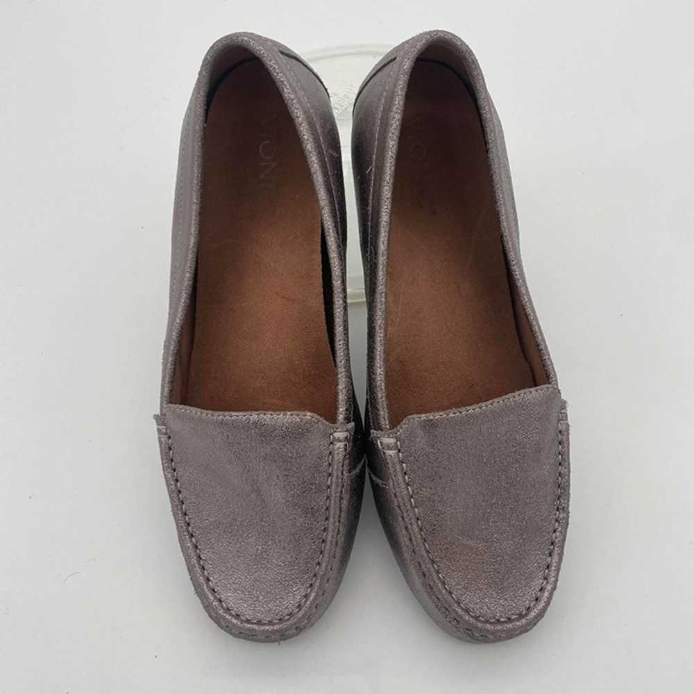 Vionic Womens Debbie Metallic Slip-On Loafers Pew… - image 2