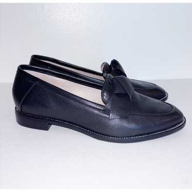 Antonio Melani Darlene Black Leather Loafers 7.5M