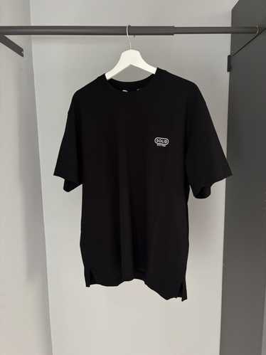 Solid Homme Solid Homme Black Round Logo T-Shirt