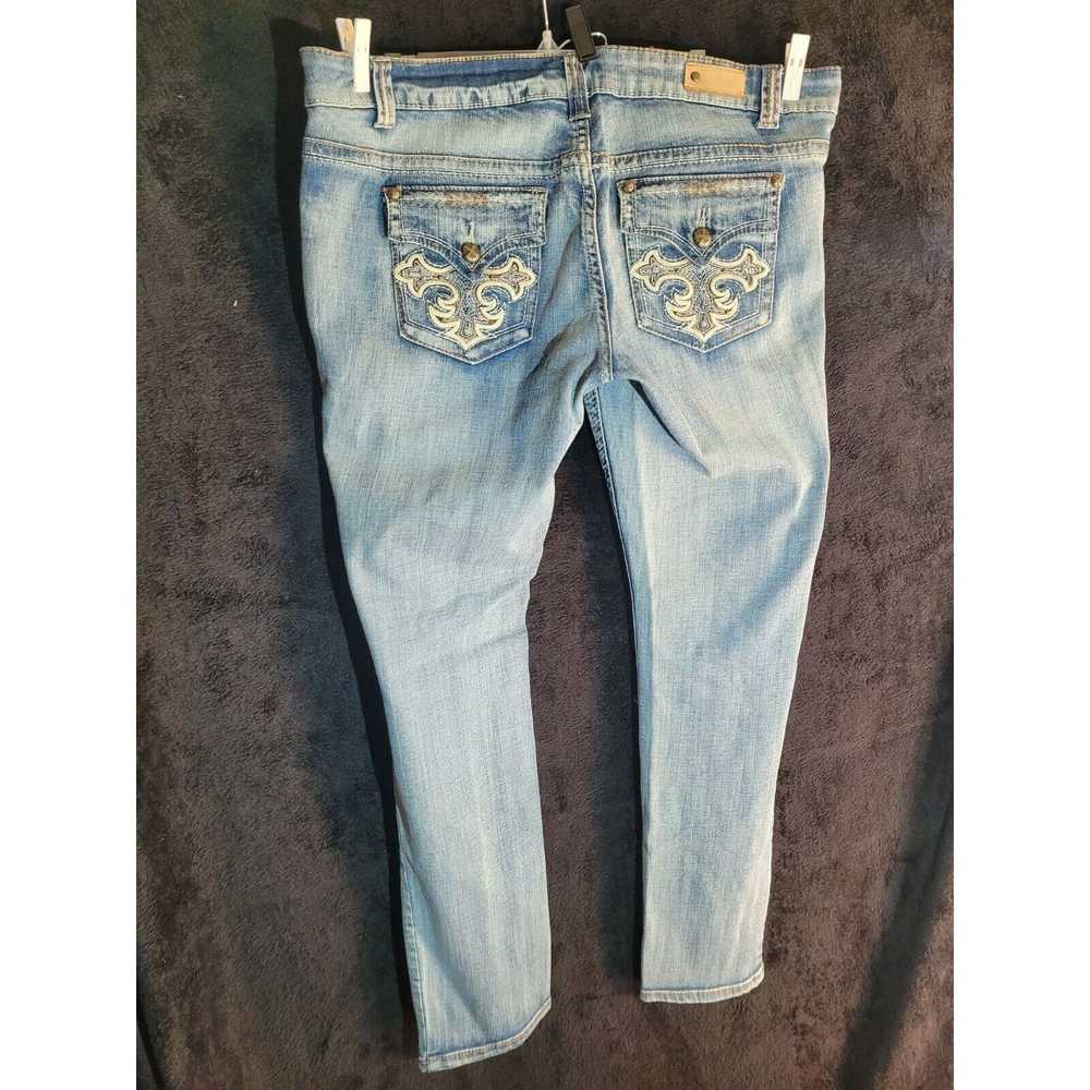 (+) People Jeans Antique Rivet Jeans Mens 38x32 B… - image 2