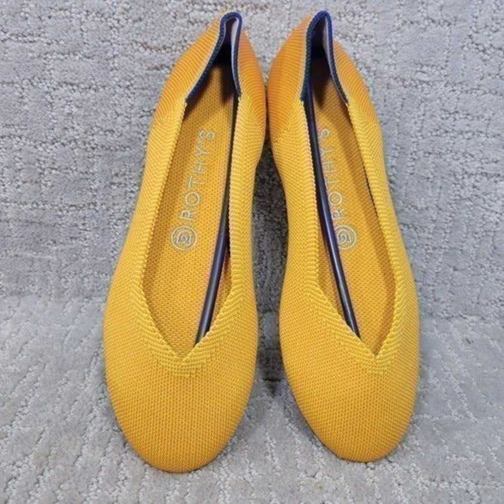 Rothy’s The Flat Women's Size US 8 Lemon Drop Rou… - image 1