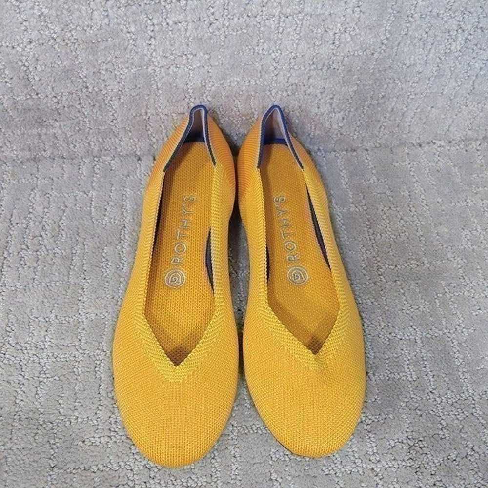 Rothy’s The Flat Women's Size US 8 Lemon Drop Rou… - image 2